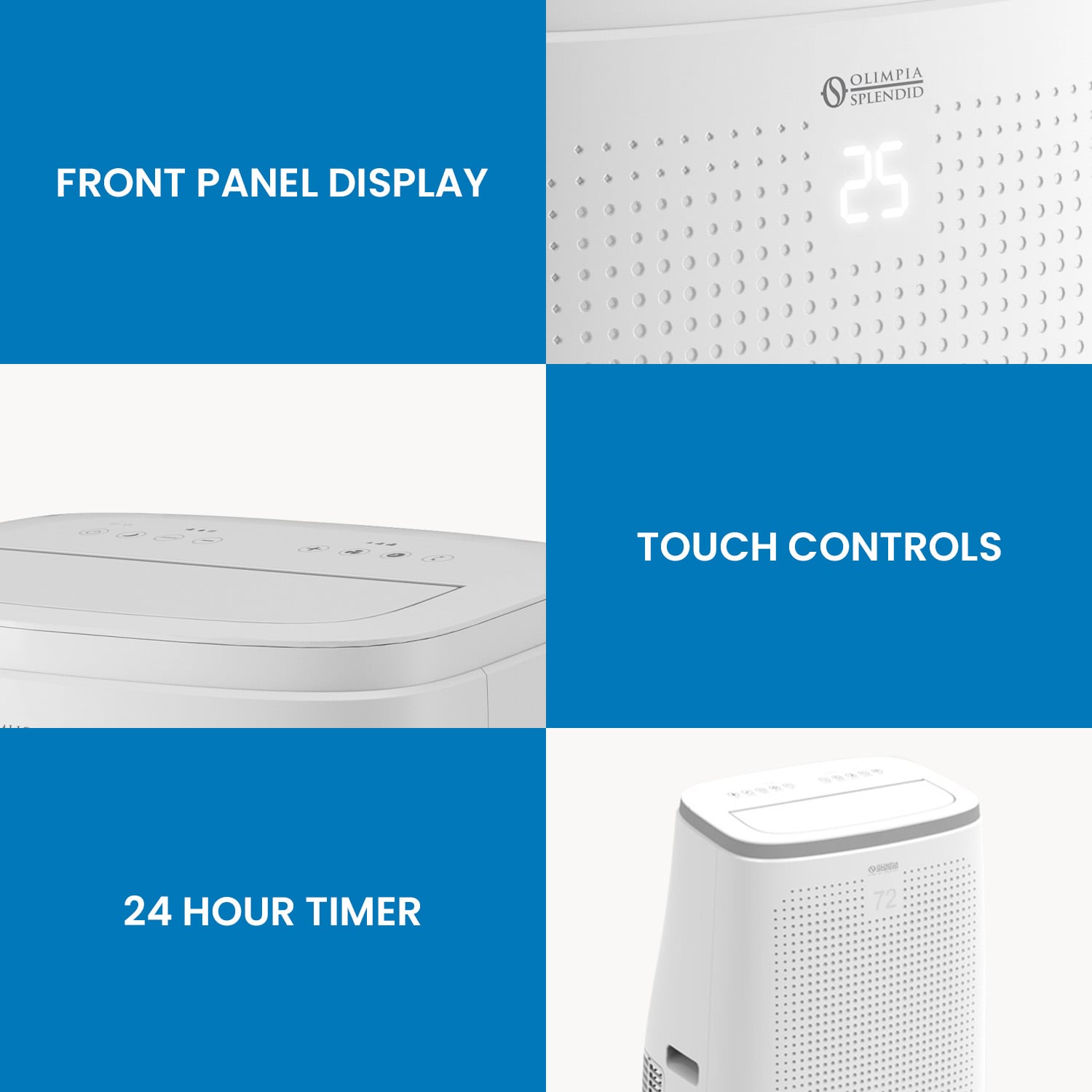 Portable Air Conditioner Dehumidifier 470x394x770cm