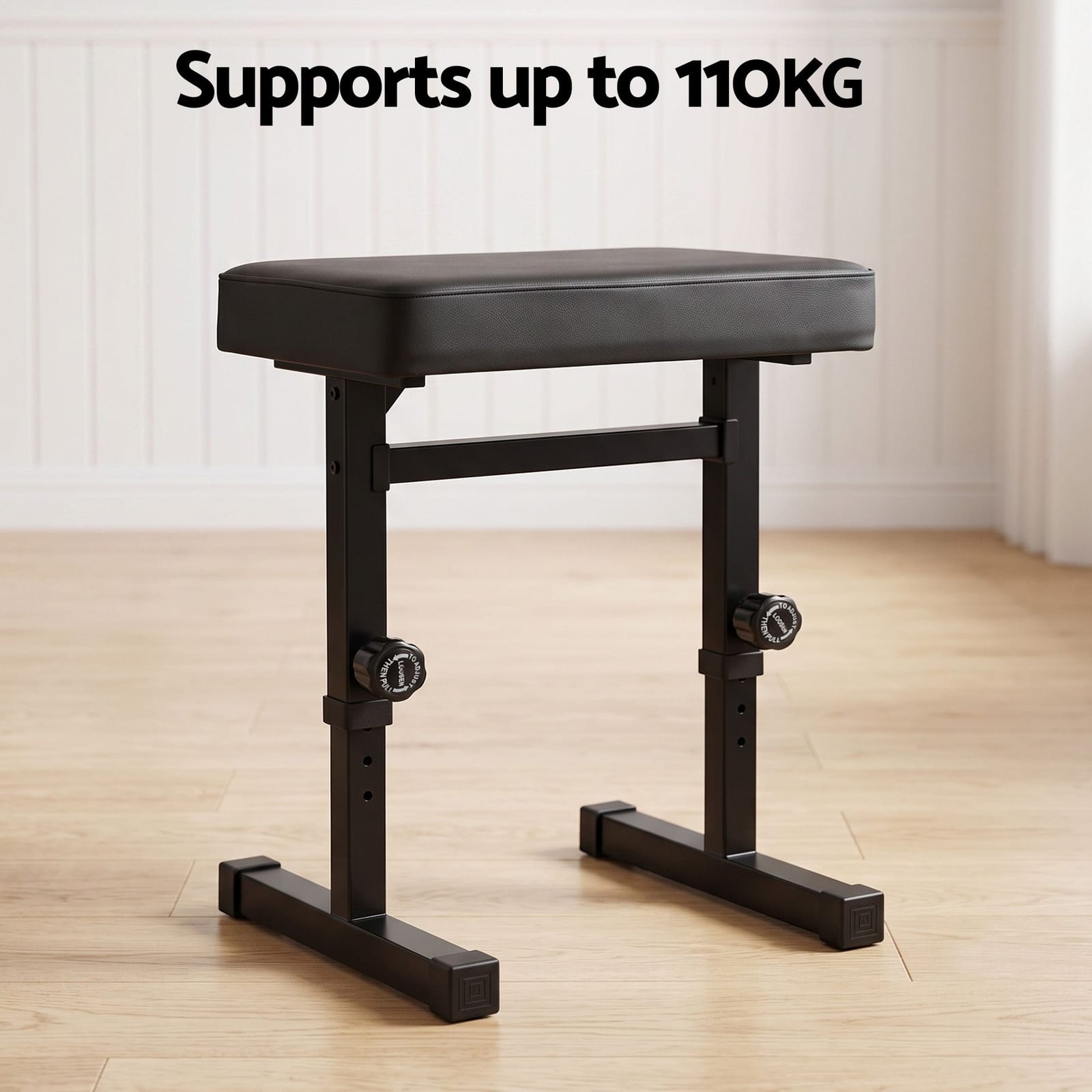 Piano Bench Adjustable Heavy Duty 43x31.5x7cm