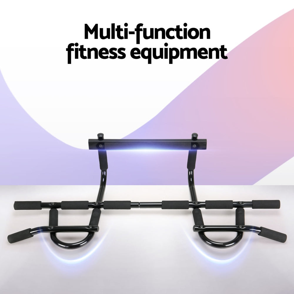 Gymnastics - Versatile Adjustable Doorway Chin-Up Bar with Level Meter