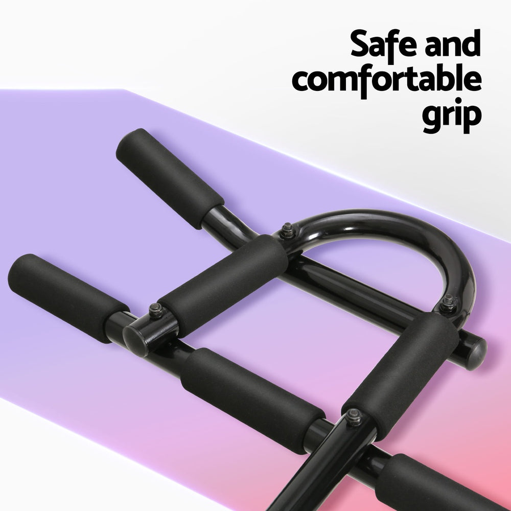 Versatile Adjustable Doorway Chin-Up Bar with Level Meter | Gymnastics