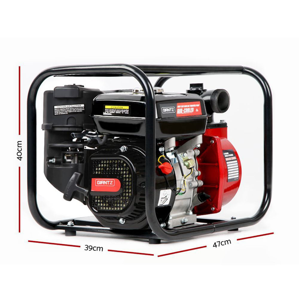 Giantz Black Red - Petrol Water Pump 2" Transfer High Flow Fire Fighting Irrigation - photo 11