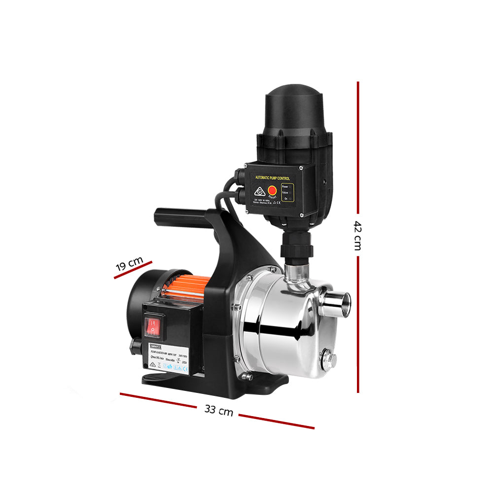 800W - 800W High Pressure Garden Water Pump Black Tank Irrigation
