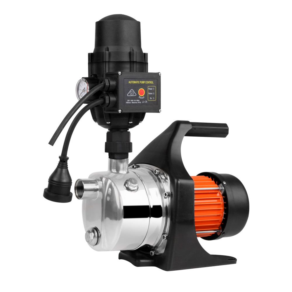 Black colour - 800W High Pressure Garden Water Pump Black Tank Irrigation