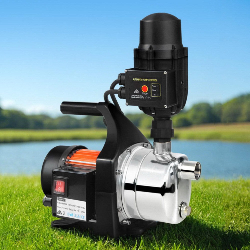 800W High Pressure Garden Water Pump Black Tank Irrigation, Black colour