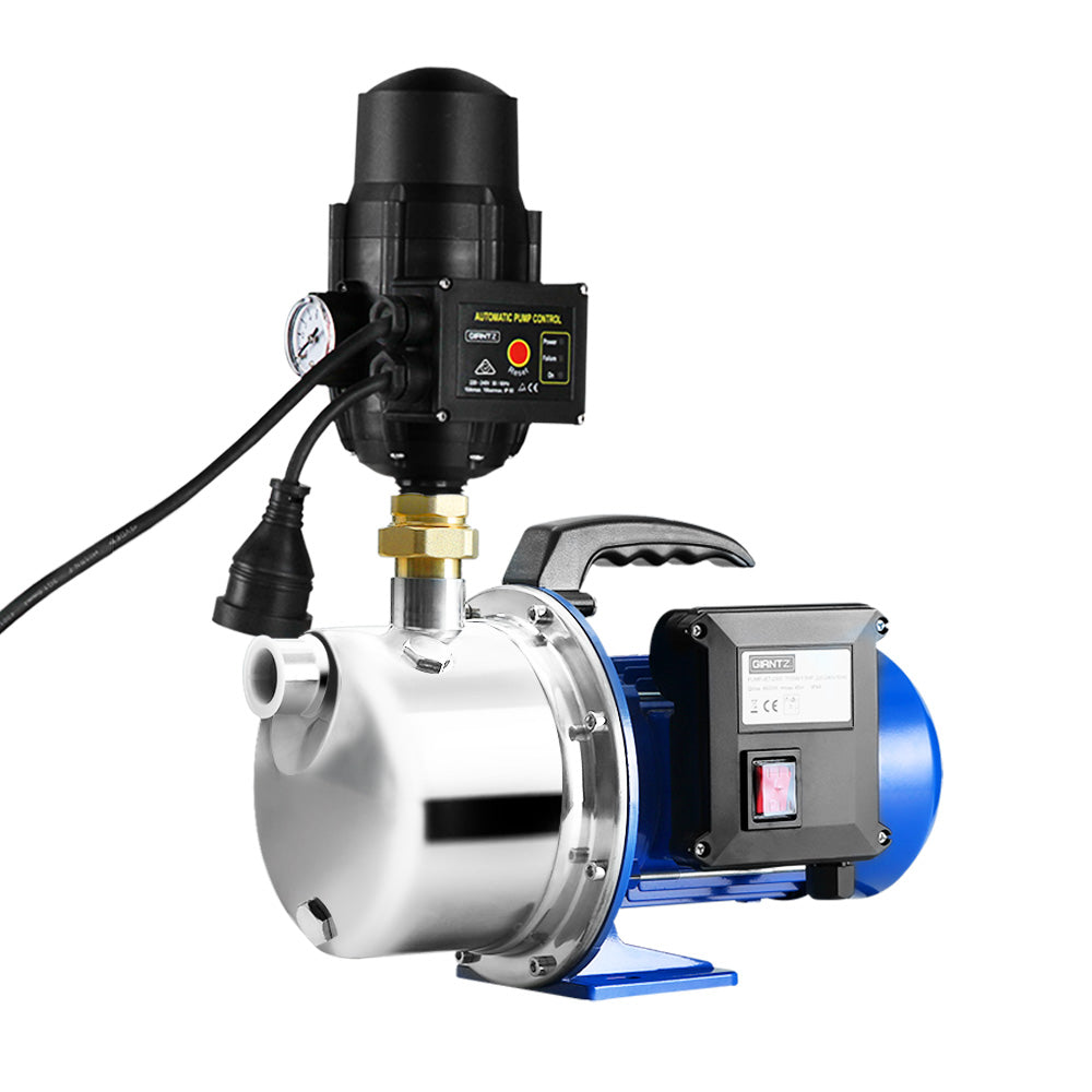 GardenJet Water Pump High Pressure 1100W Tank Rain Farm Irrigation Black