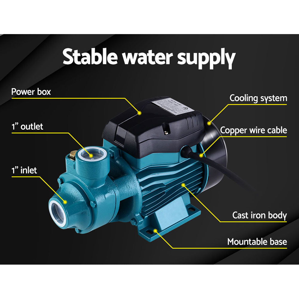Peripheral Water Pump Garden Boiler Car Wash Auto Irrigation House Qb60