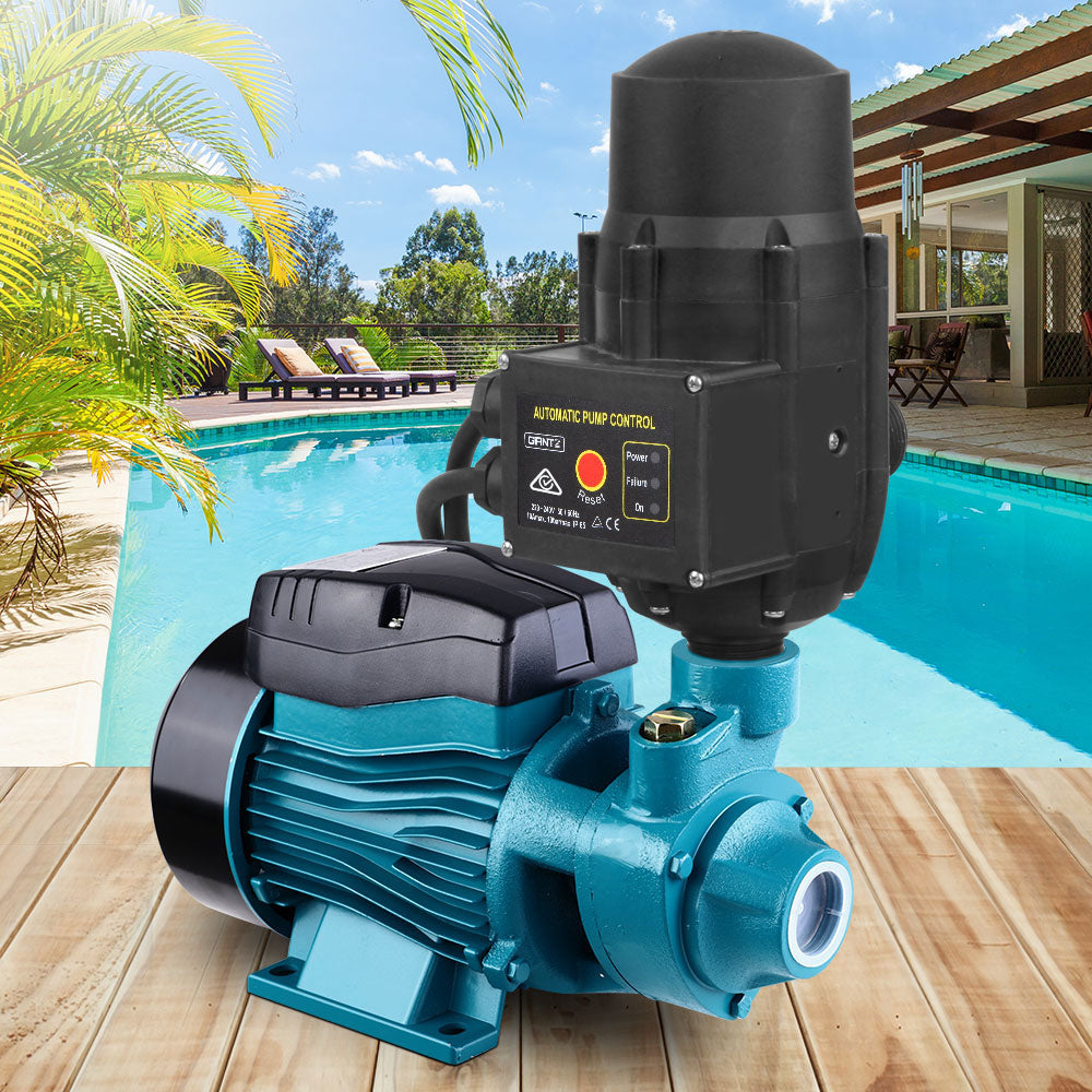 Peripheral Water Pump Garden Boiler Car Wash Auto Irrigation Qb60 Black