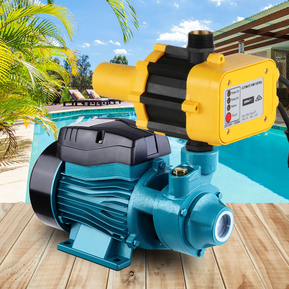 Peripheral Water Pump Garden Boiler Car Wash Electric Irrigation Qb60 Yellow