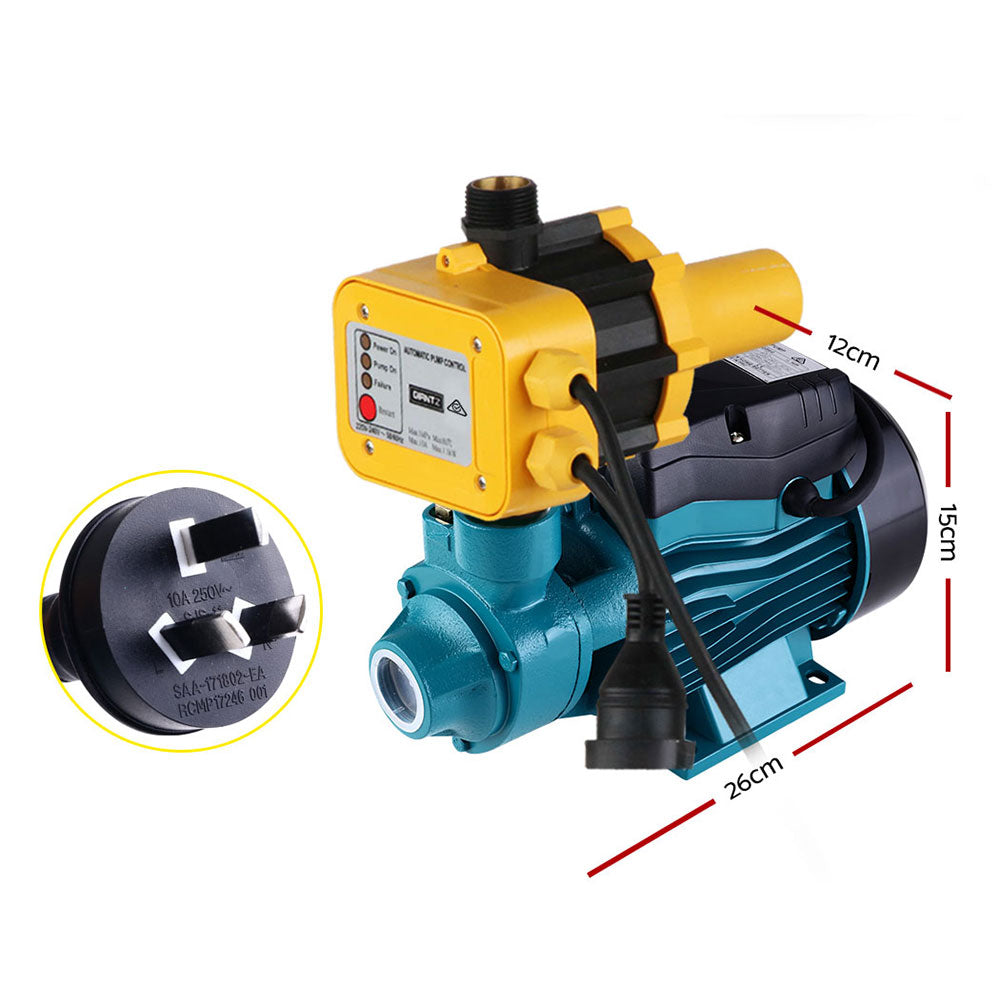 Peripheral Water Pump Garden Boiler Car Wash Electric Irrigation Qb60 Yellow