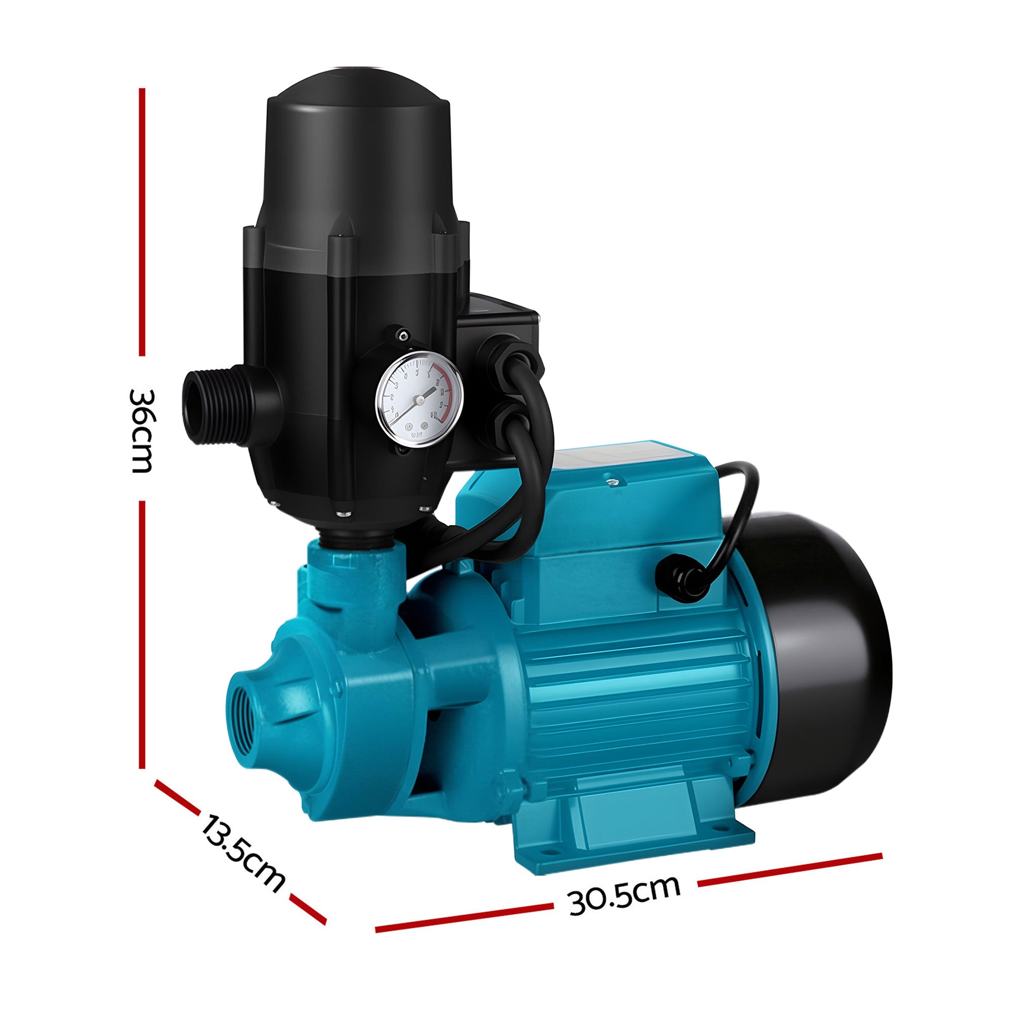 Water Pump Garden Boiler Car Wash Auto Irrigation Qb80 Black