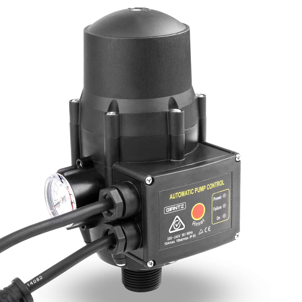 Garden Water Pump High Pressure 2000W Multi Stage Tank Black