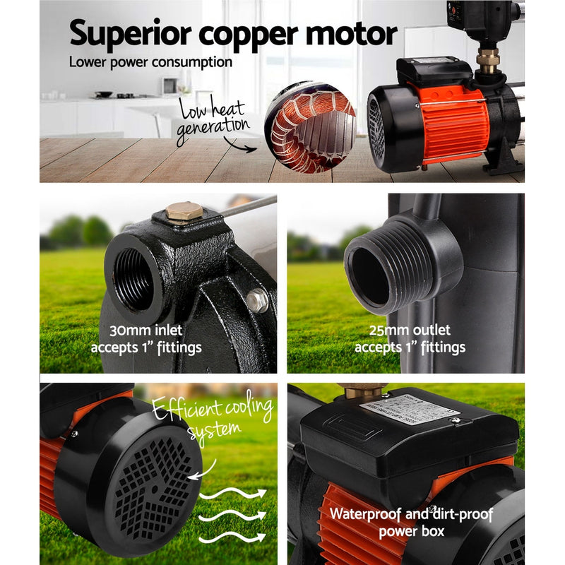 Irrigation Pumps - Water Pump High Pressure Multi Stage Farm Rain Tank Irrigation Garden