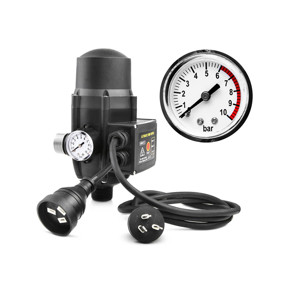 Garden Water Pump High Pressure 2500W Tank Rain Irrigation Black