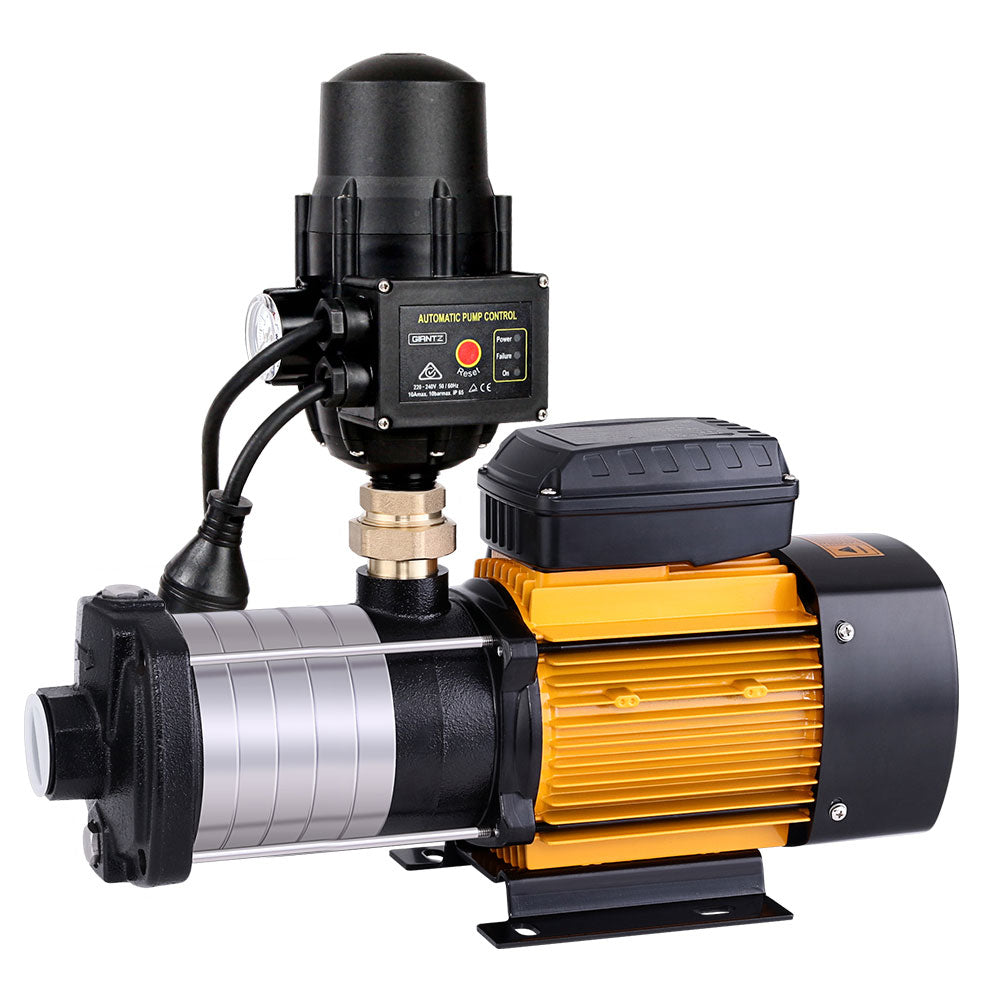 2500W High Pressure Garden Water Pump Multi Stage Black