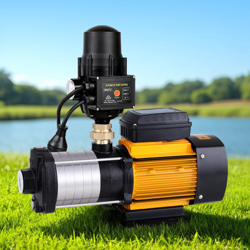 2500W High Pressure Garden Water Pump Multi Stage Black