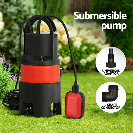 750W Water Pump Dirty Submersible Sump Swim Pool Flooding Pond Clean, Sewage Pumps