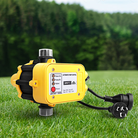 Water Pressure Pump Controller Auto Switch Control Electric Electronic Yellow | Giantz Automatic Tpc Yel