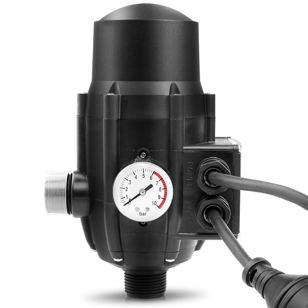 Water Pressure Pump Controller Auto Switch Control Electric Electronic Black