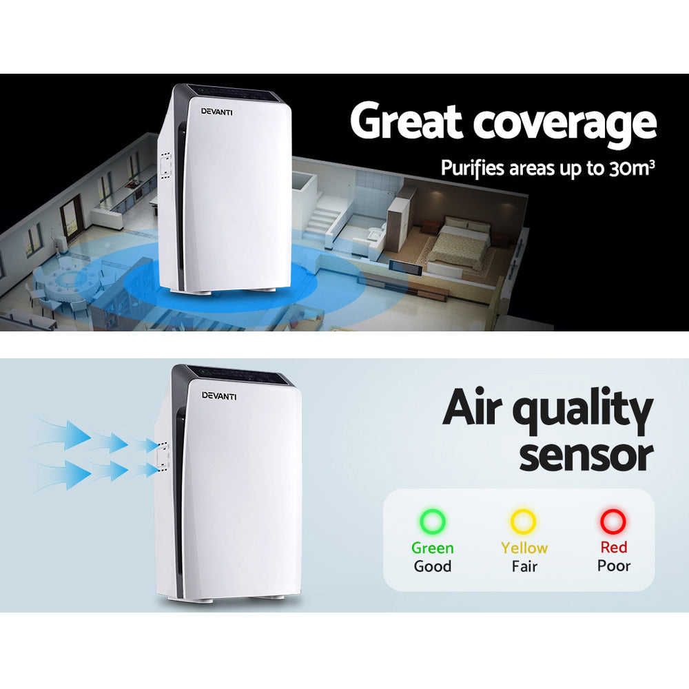 Air Purifier 4 Stage Hepa Filter