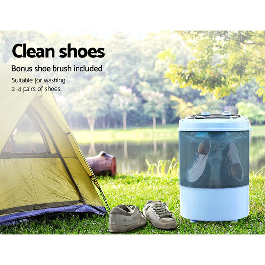 Devanti 3KG Mini Portable Washing Machine Shoes Wash