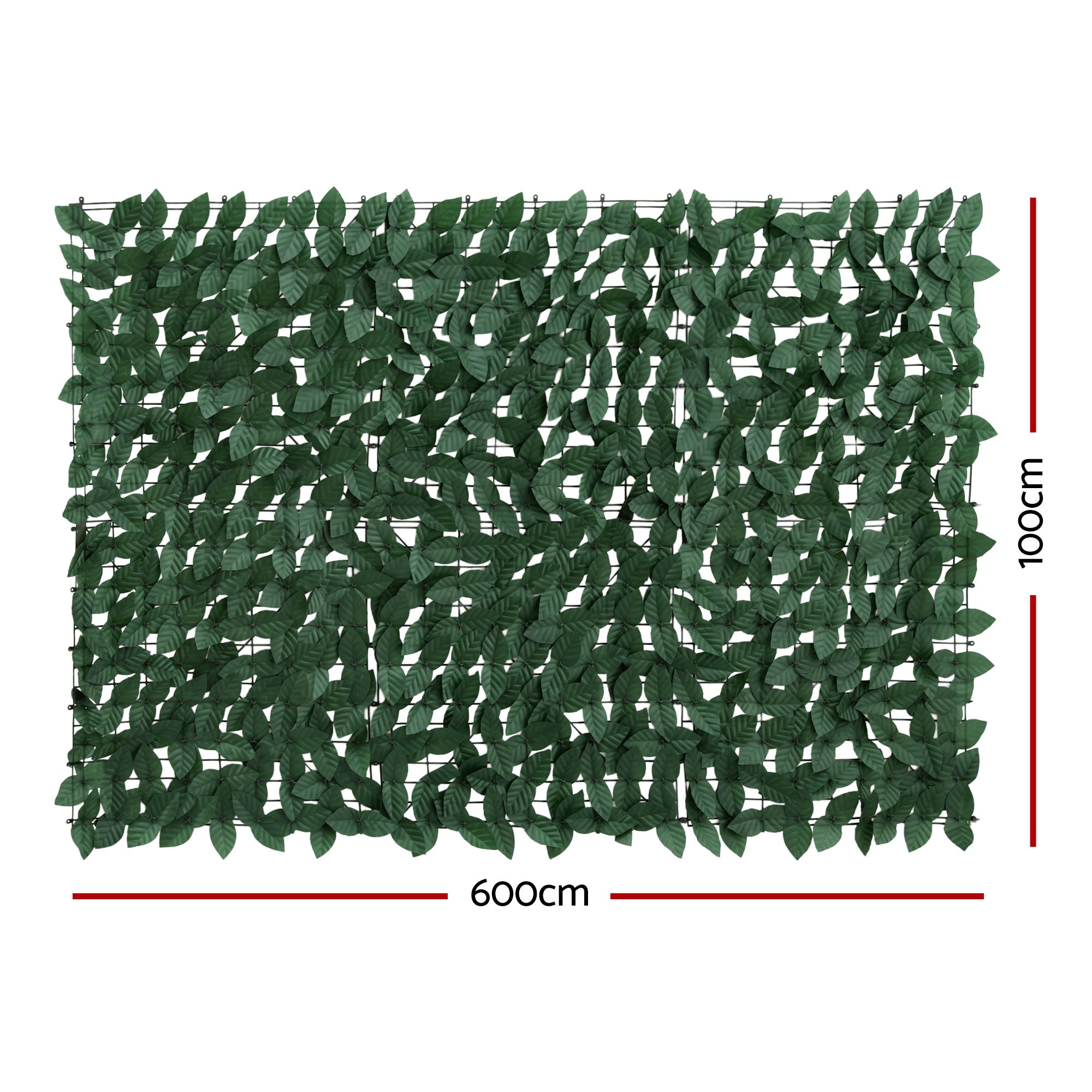 Artificial Ivy Privacy Fence Screen 100x600cm Greenery Panel Balcony Patio