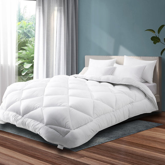 400GSM Quilt Double Size Microfibre Quilt All Season Bamboo