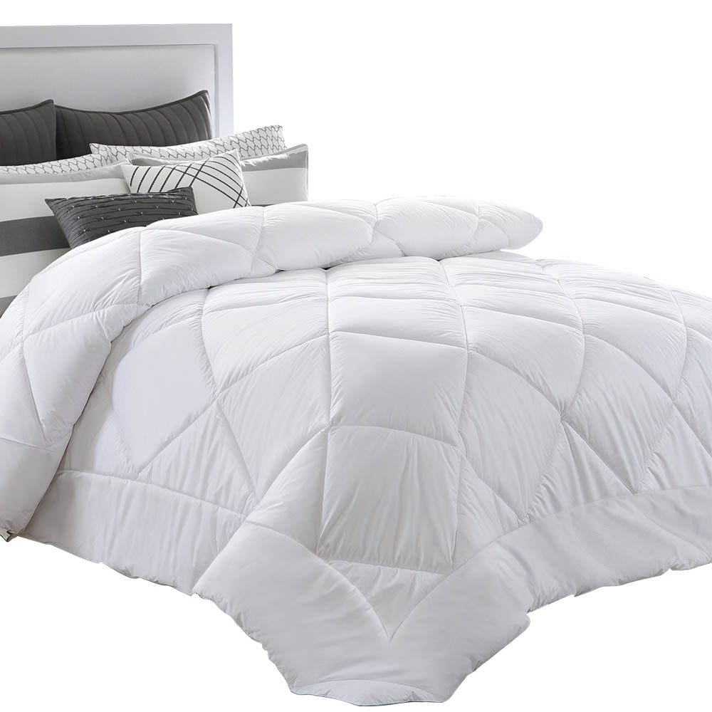 King Bamboo Microfibre Quilt 400GSM Lightweight Breathable & Thermo-Regulating