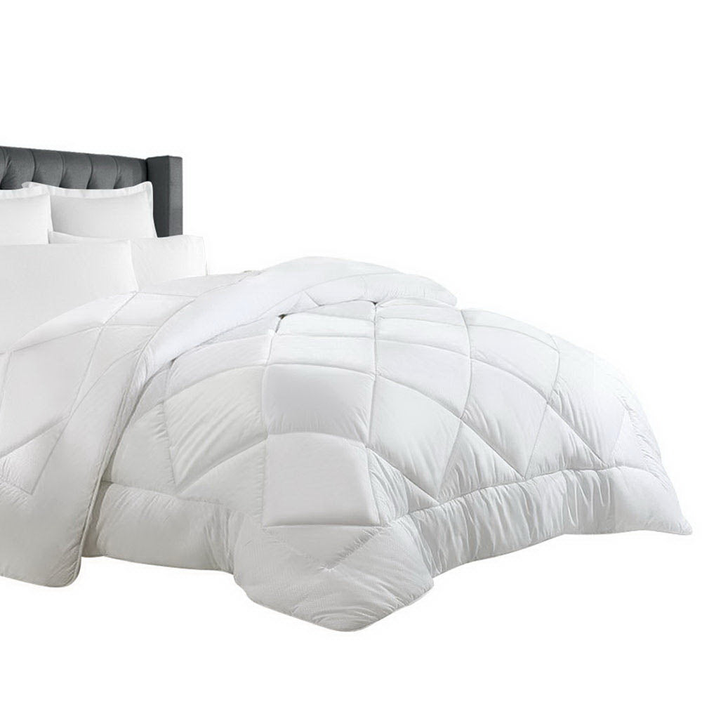 700GSM Microfibre Bamboo Quilt Queen Size Soft Breathable Bedding
