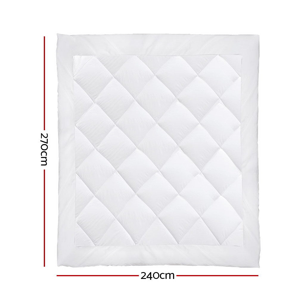 800Gsm Microfibre Bamboo Quilt Super King