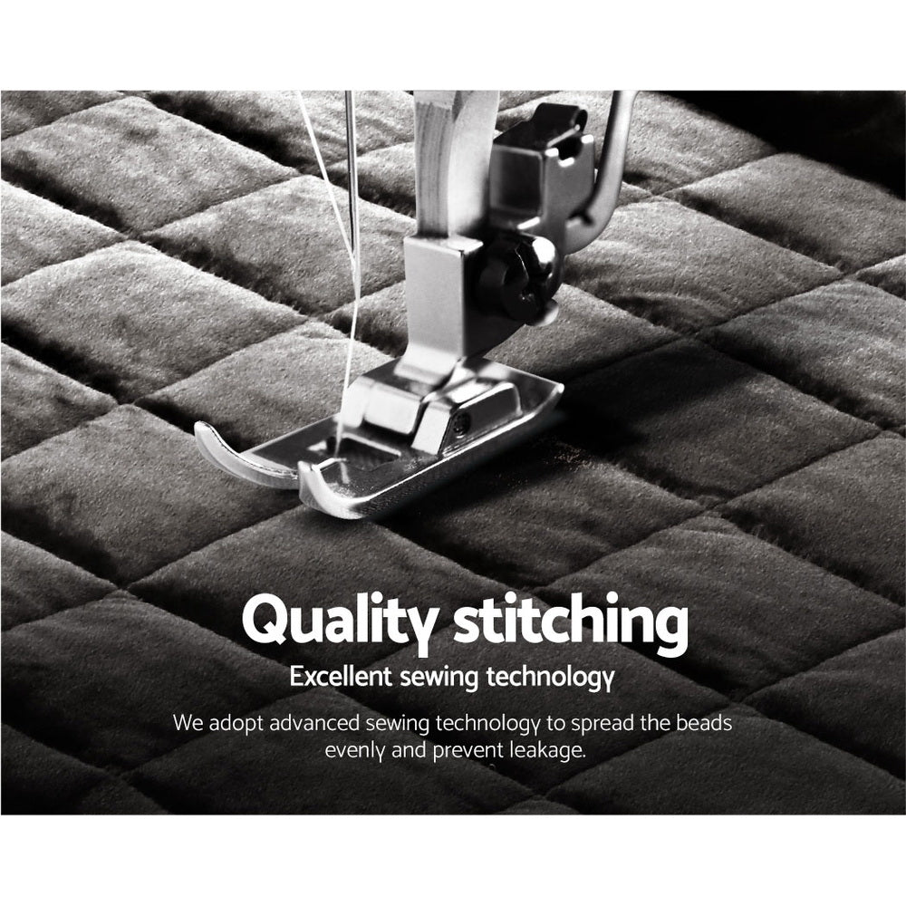 Mink Quilt Charcoal Super King