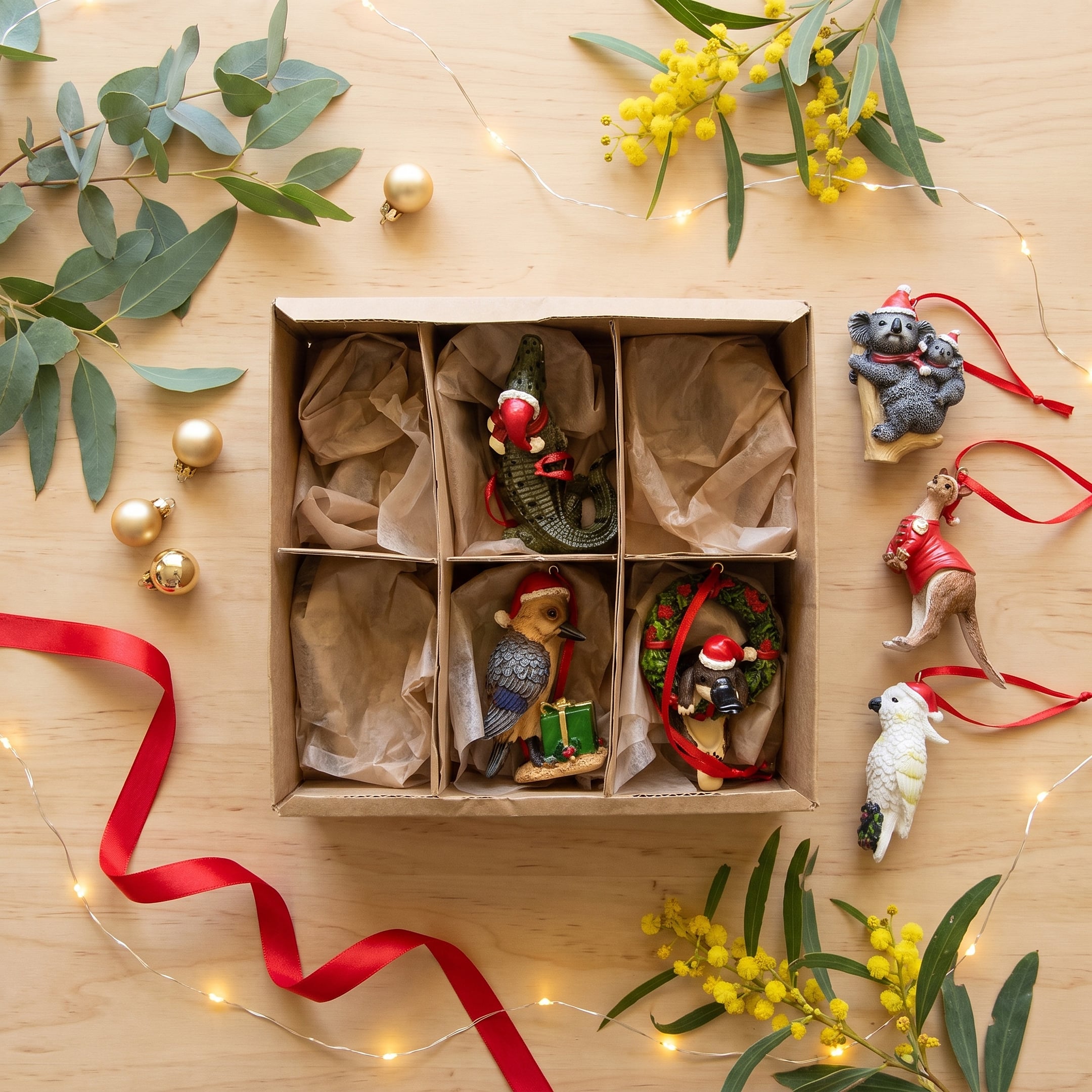 Australian Animal Ornaments Set