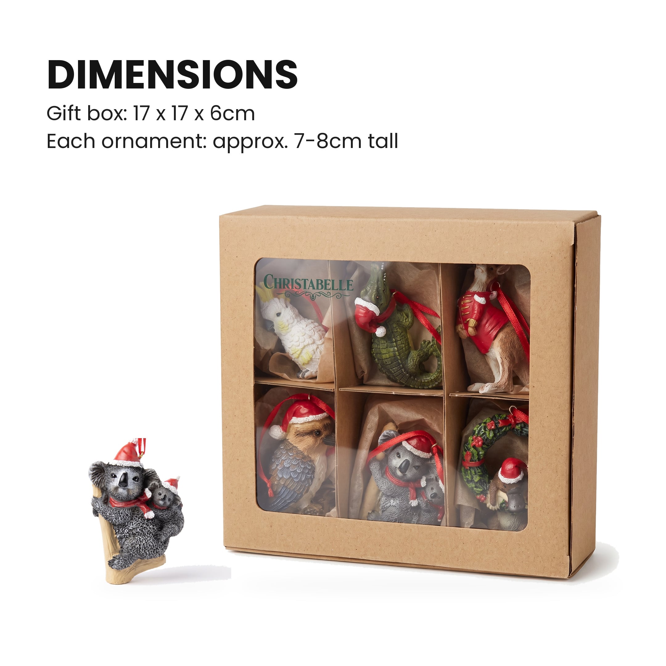 Australian Animal Ornaments Set