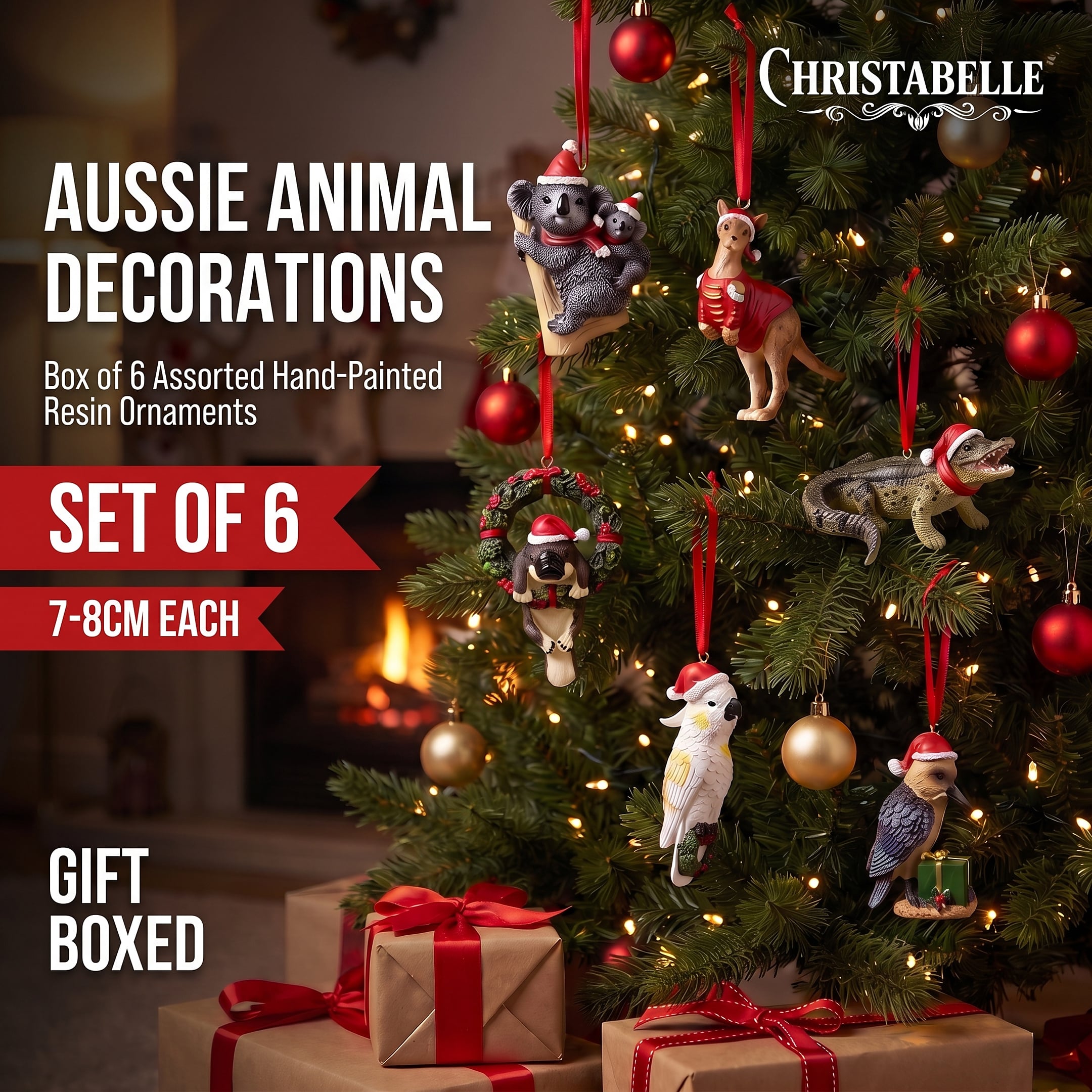 Australian Animal Ornaments Set
