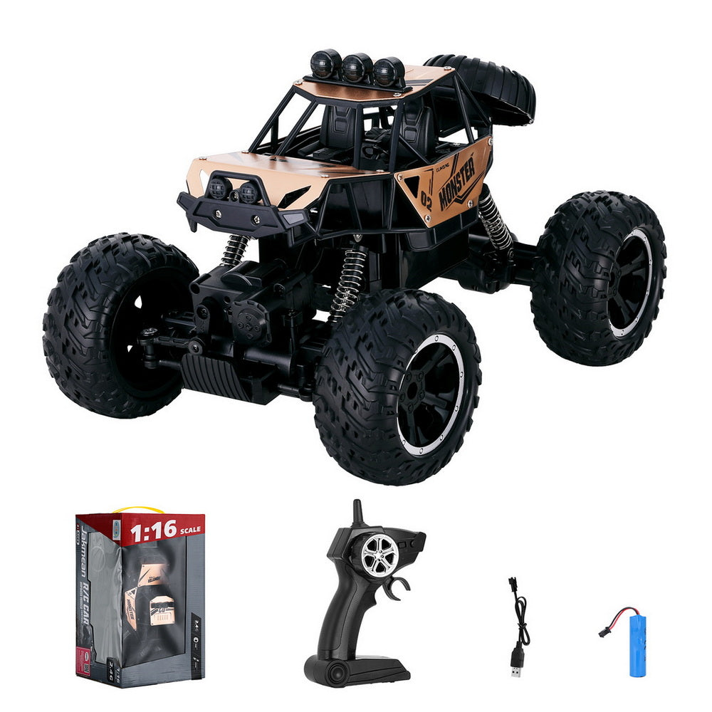 Kids Remote Control Car 5KM/H Off-Road Truck Electric Vehicle Outdoor Toys with Pretend Play