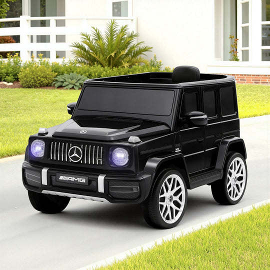 Kids Electric Ride On Car Mercedes-Benz Amg G63 12V Black | Licensed Remote Toys Cars
