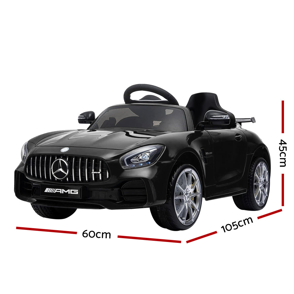 Kids Electric Ride On Car Mercedes-Benz Amg Gtr 12V Black