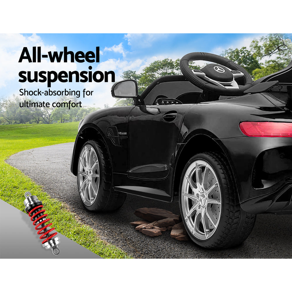 Kids Electric Ride On Car Mercedes-Benz Amg Gtr 12V Black
