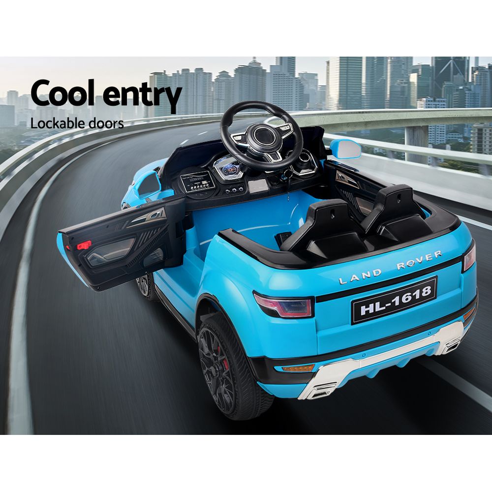Rigo Kids Electric Ride On Car Suv Range Rover-Inspired Remote 12V Blue