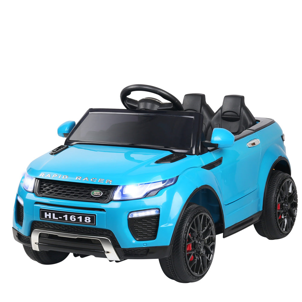 Rigo Kids Electric Ride On Car Suv Range Rover-Inspired Remote 12V Blue