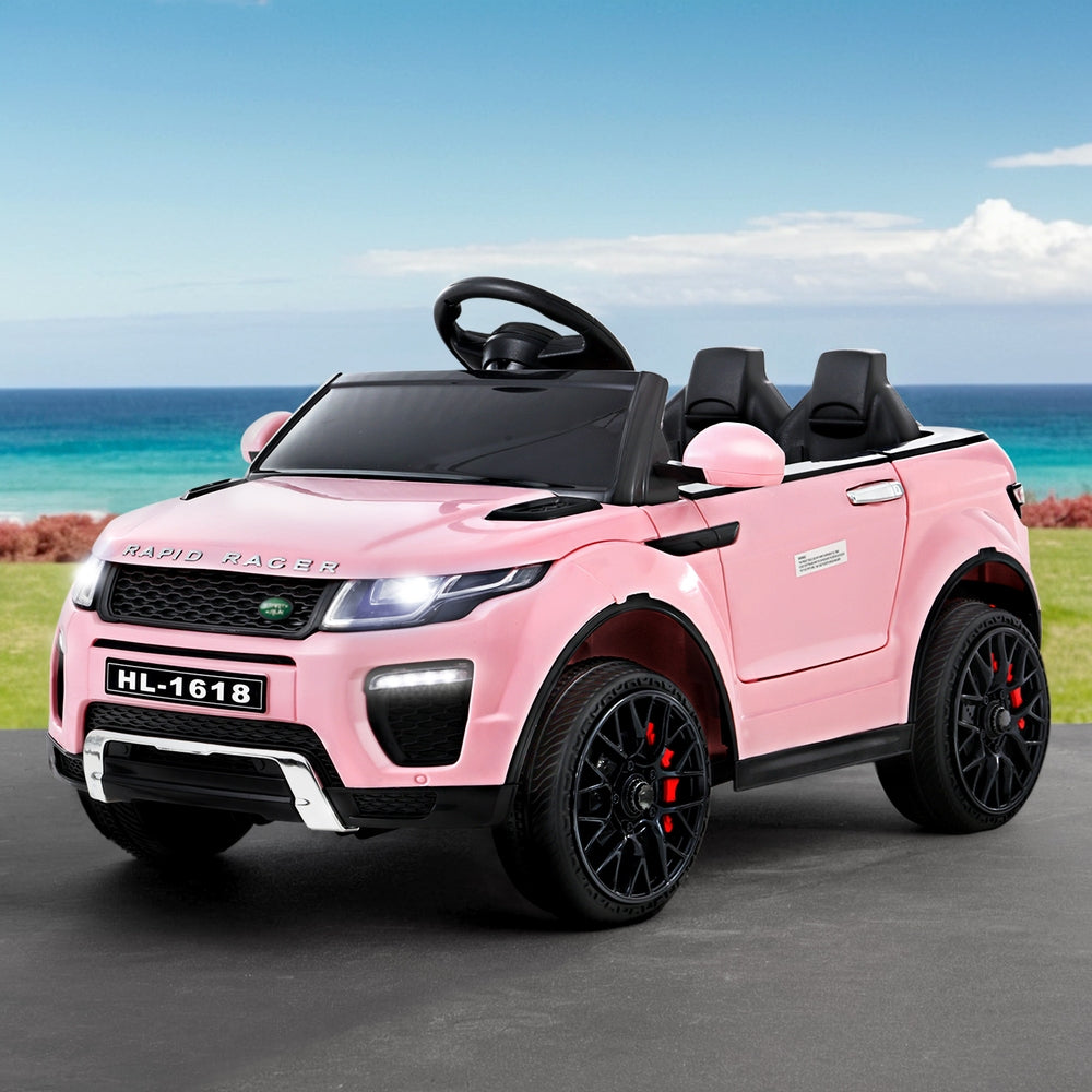 Rigo Kids Electric Ride On Car Range Rover-Inspired Toy Cars Remote 12V Pink
