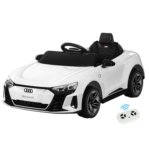 Ride On Car Electric Sports Toy Cars RS e-tron GT Licensed White 12V