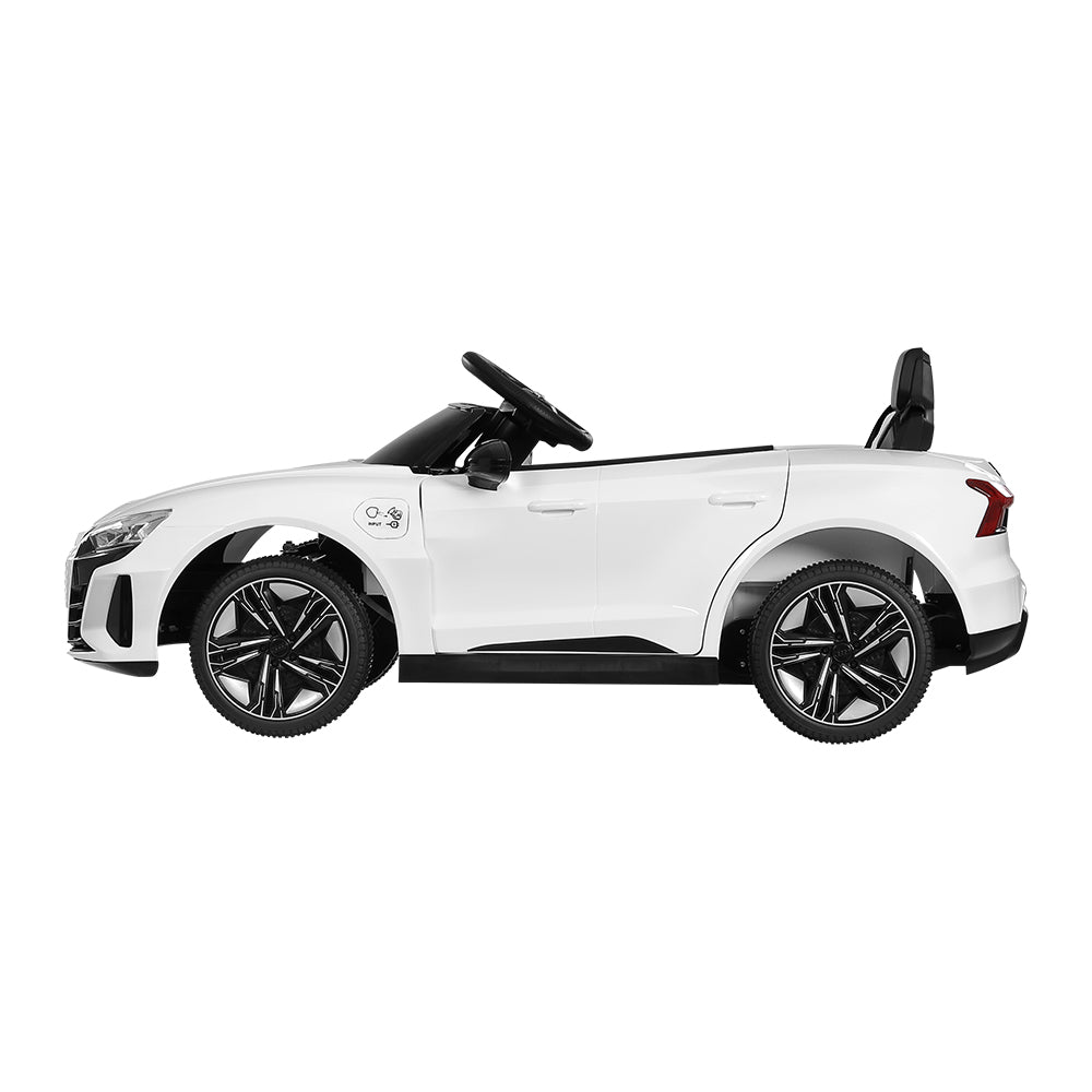 Ride On Car Electric Sports Toy Cars RS e-tron GT Licensed White 12V