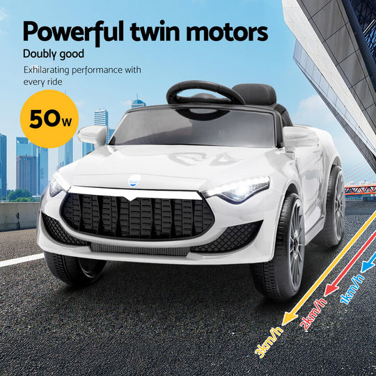 Rigo Kids Electric Ride On Car Cars Music Headlight Remote