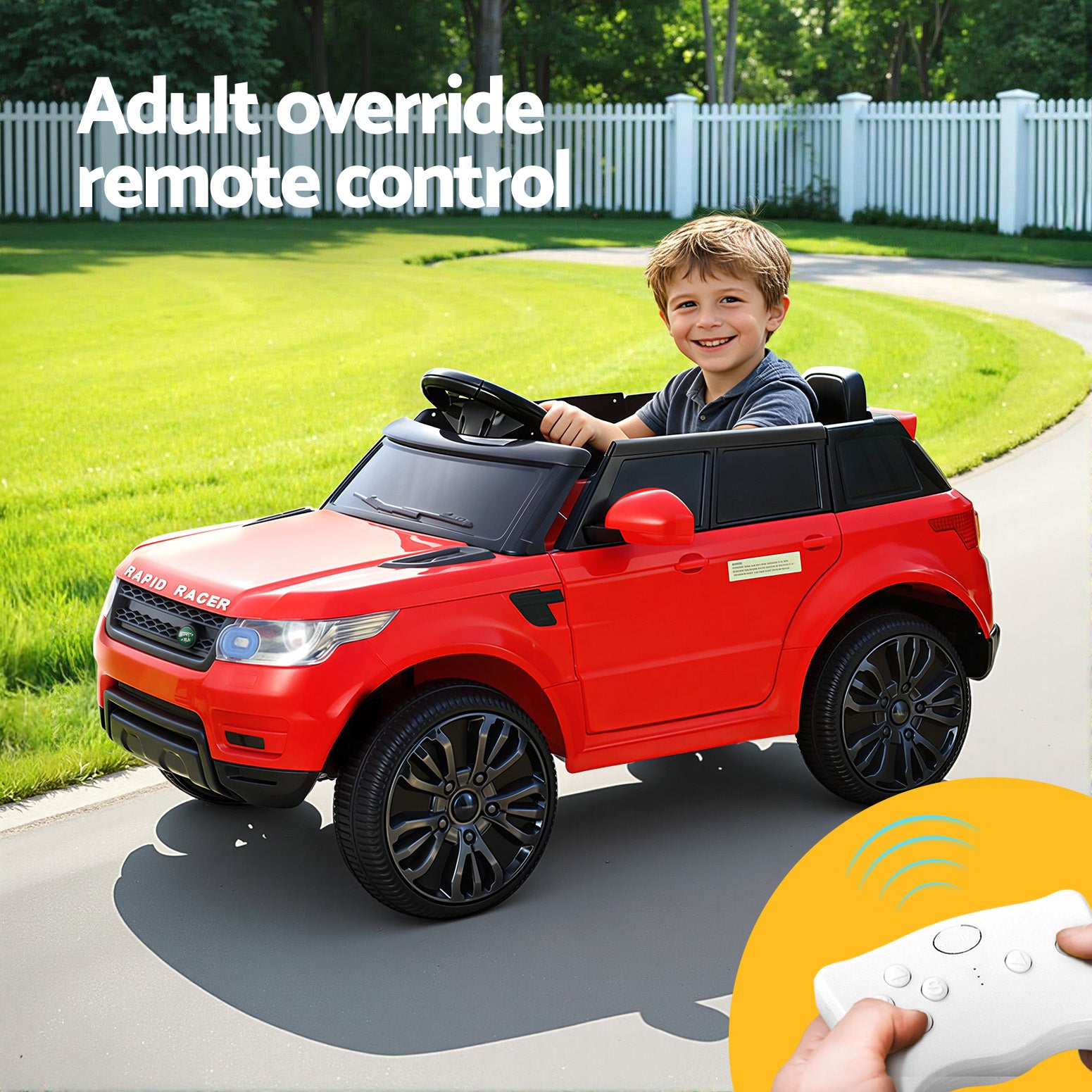 Rigo Kids Electric Suv, 12V, Red