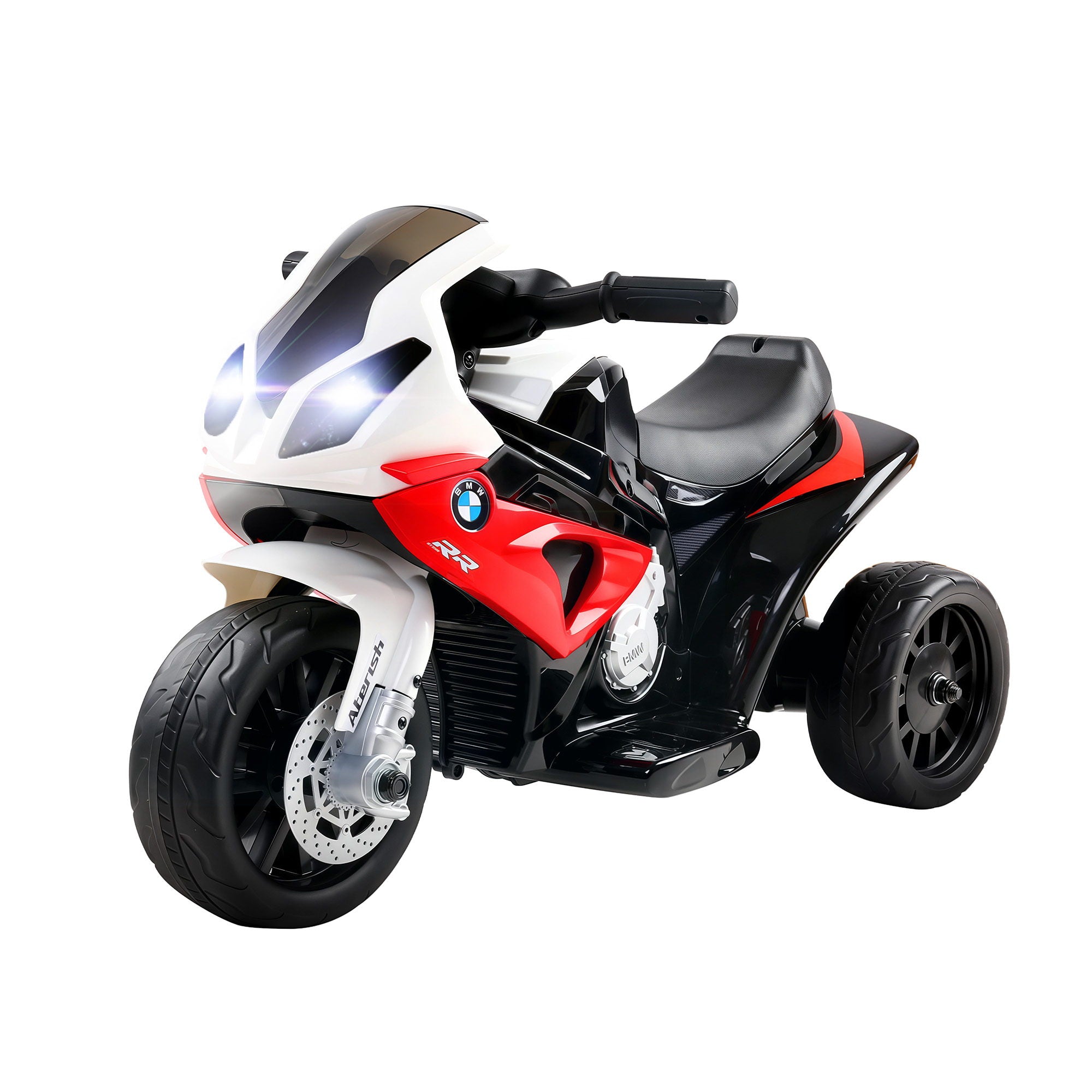Kids BMW Police Ride On Motorcycle 6V Electric Motorbike Toy Red 3 Wheels