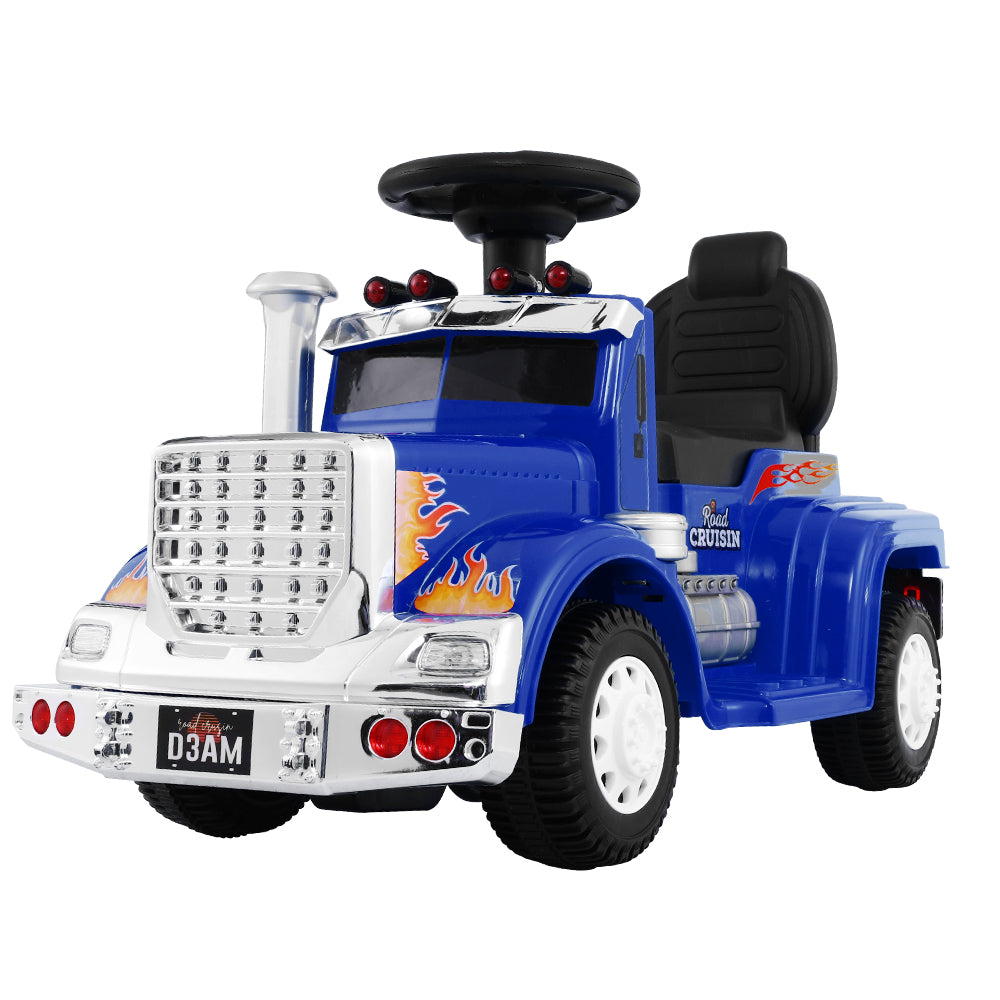 Rigo Kids Electric Ride On Car Truck Motorcycle Motorbike Toy Cars Blue