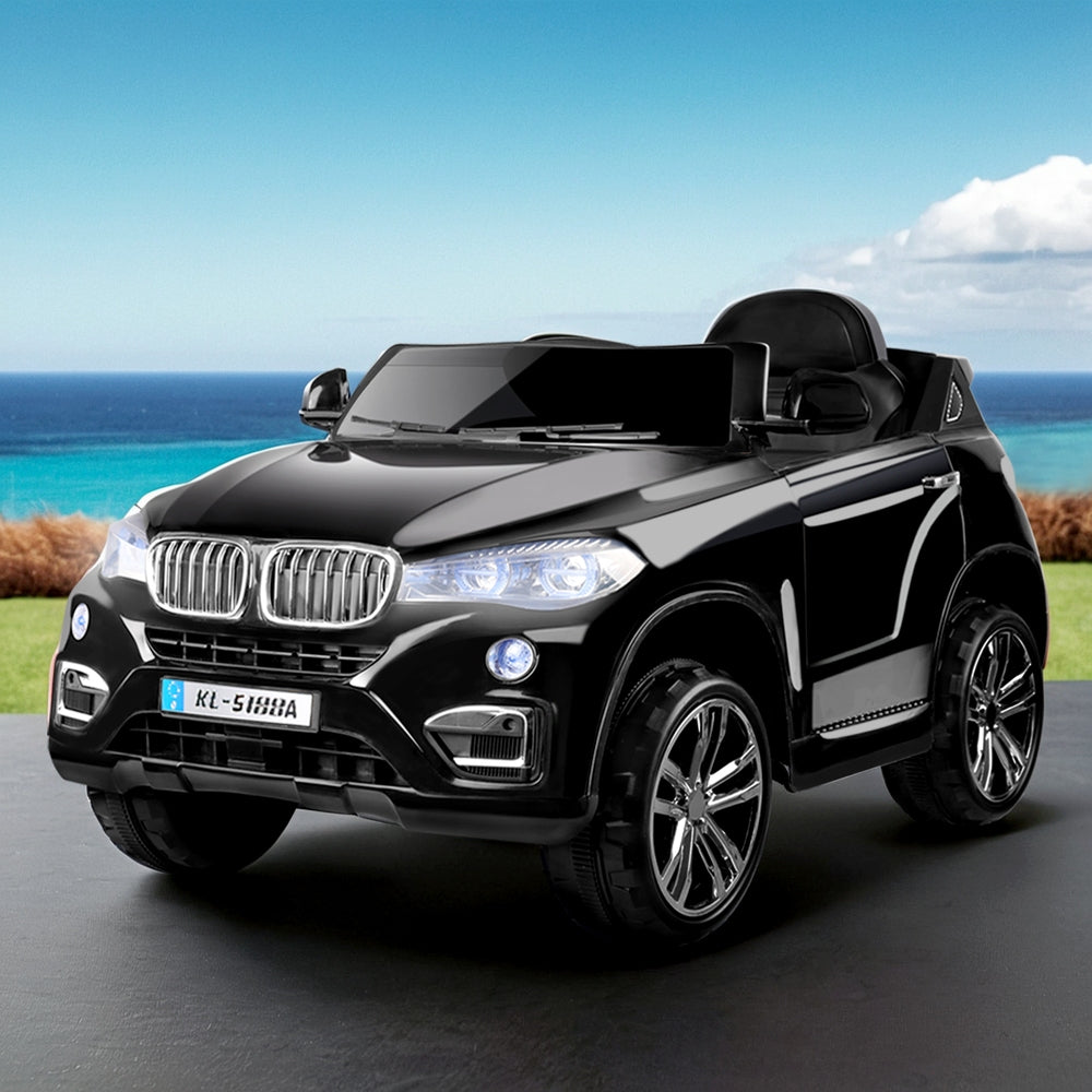 Rigo Kids Electric Ride On Car Suv Bmw-Inspired X5 Toy Cars Remote Black