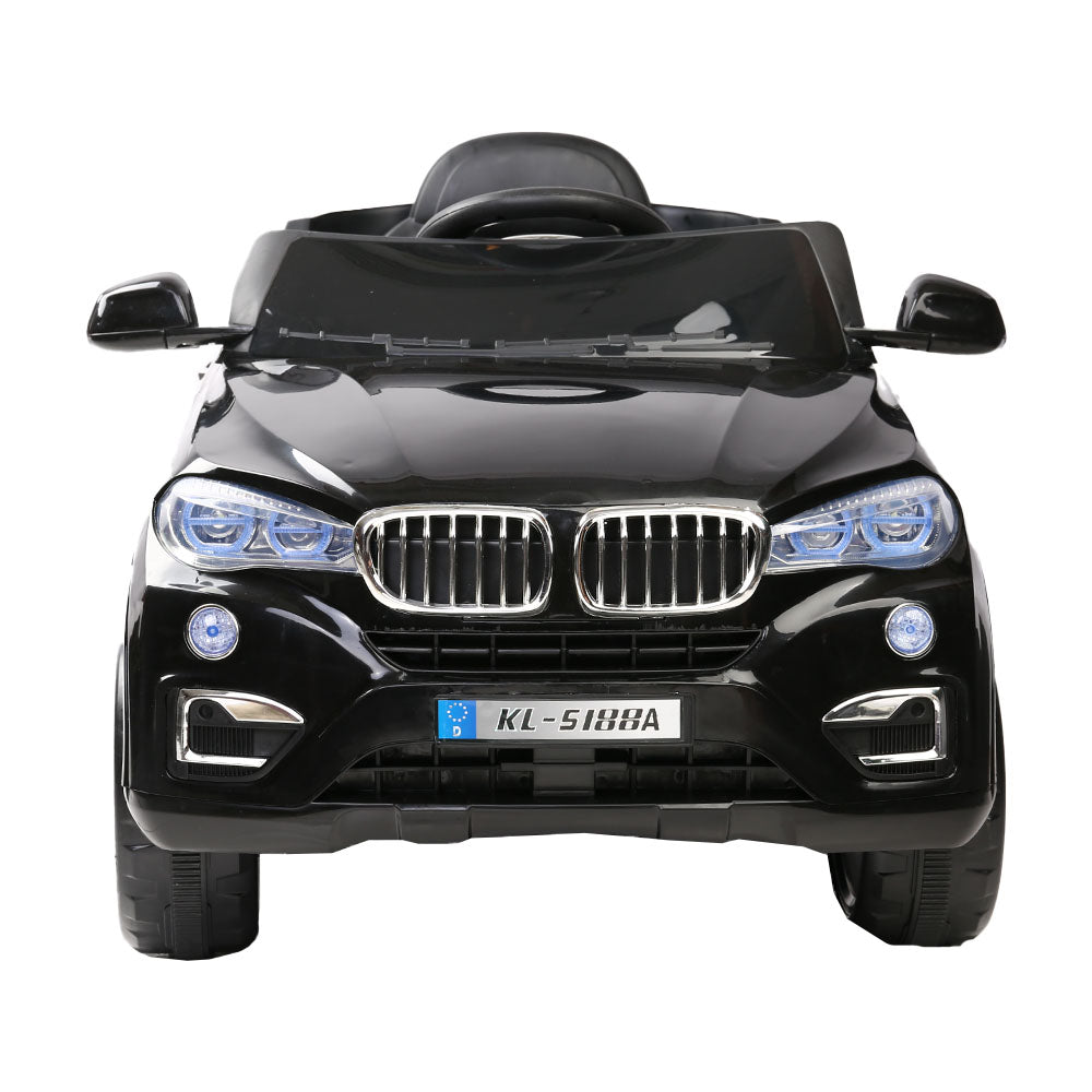 Rigo Kids Electric Ride On Car Suv Bmw-Inspired X5 Toy Cars Remote Black