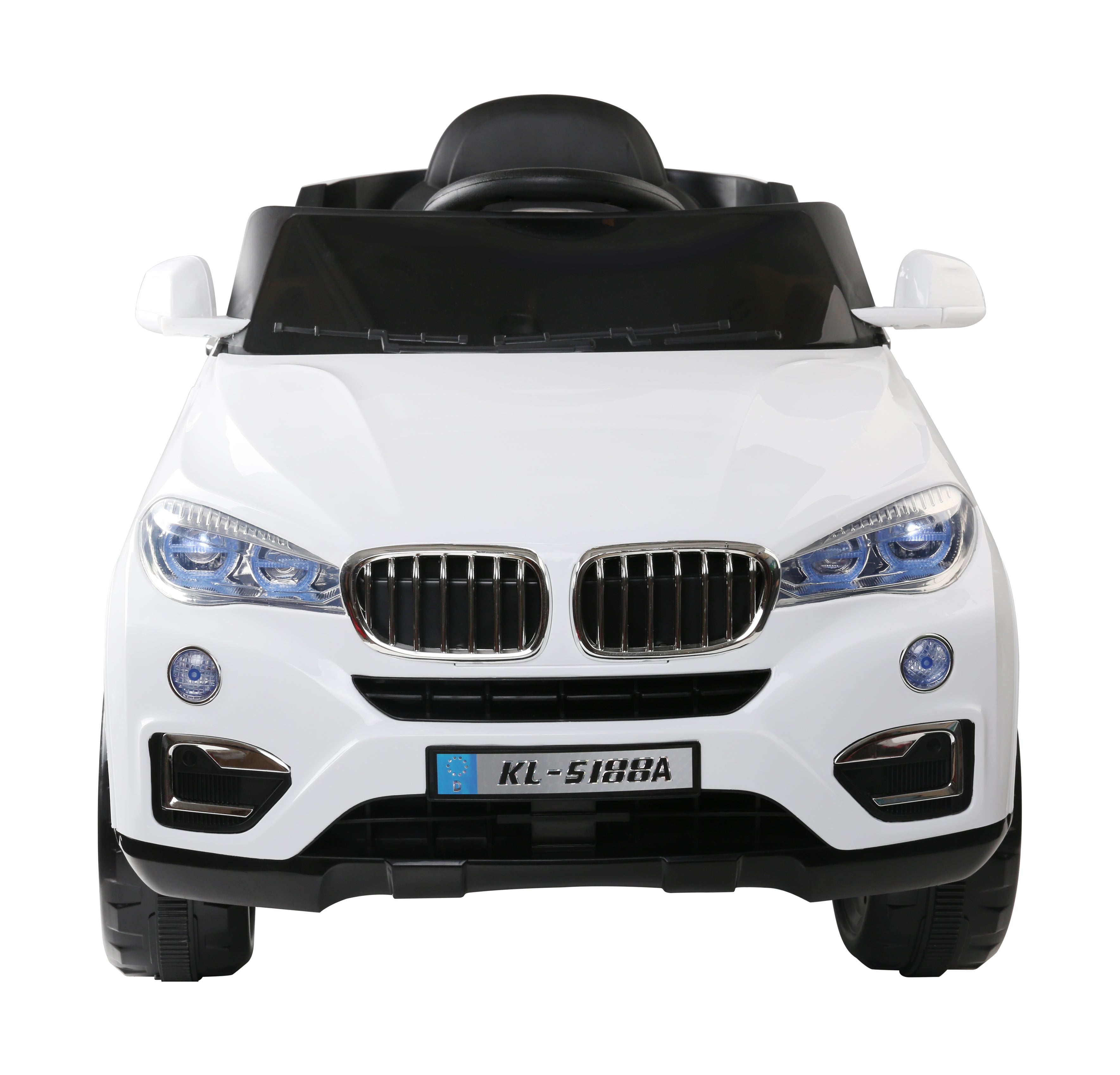 Rigo Kids Electric Ride On Car Suv Bmw-Inspired X5 Toy Cars Remote White