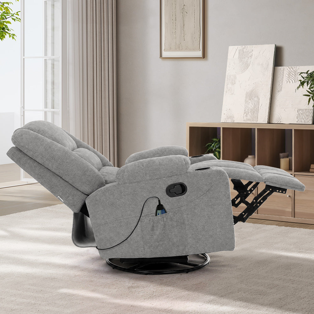 Electric Recliner Massage Chair 360 Swivel | Simpledeals